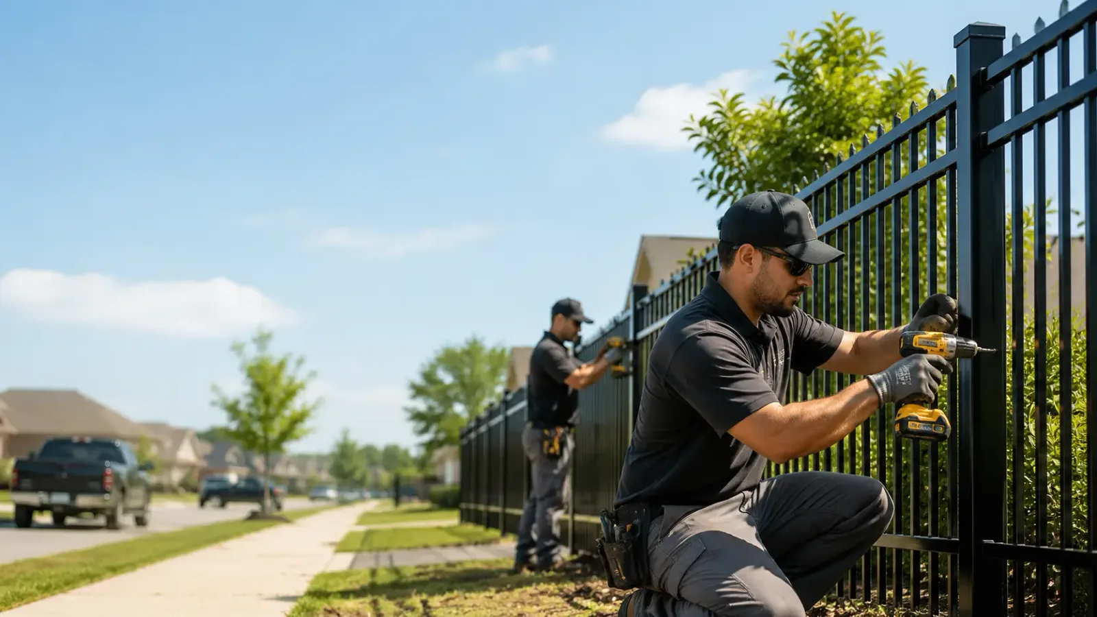 Metal Fence Installation in Hagerstown, IN